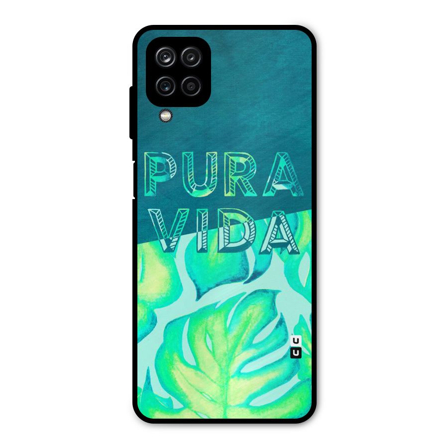 Pre Vida Metal Back Case for Galaxy A12