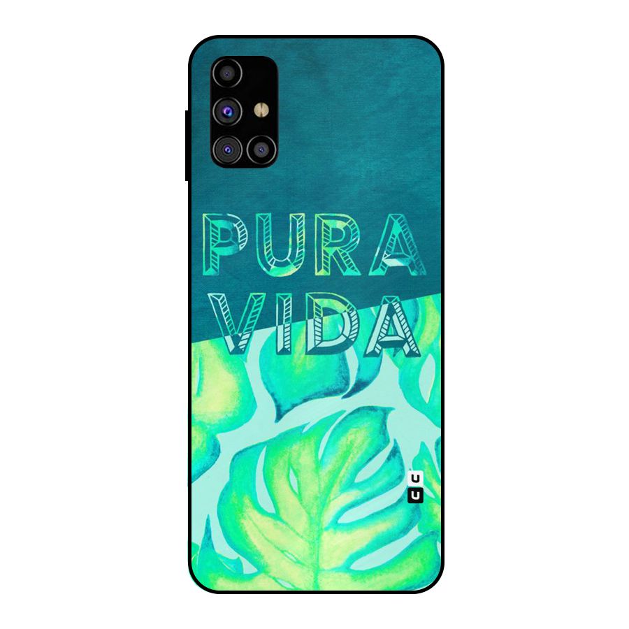 Pre Vida Metal Back Case for Galaxy M31s