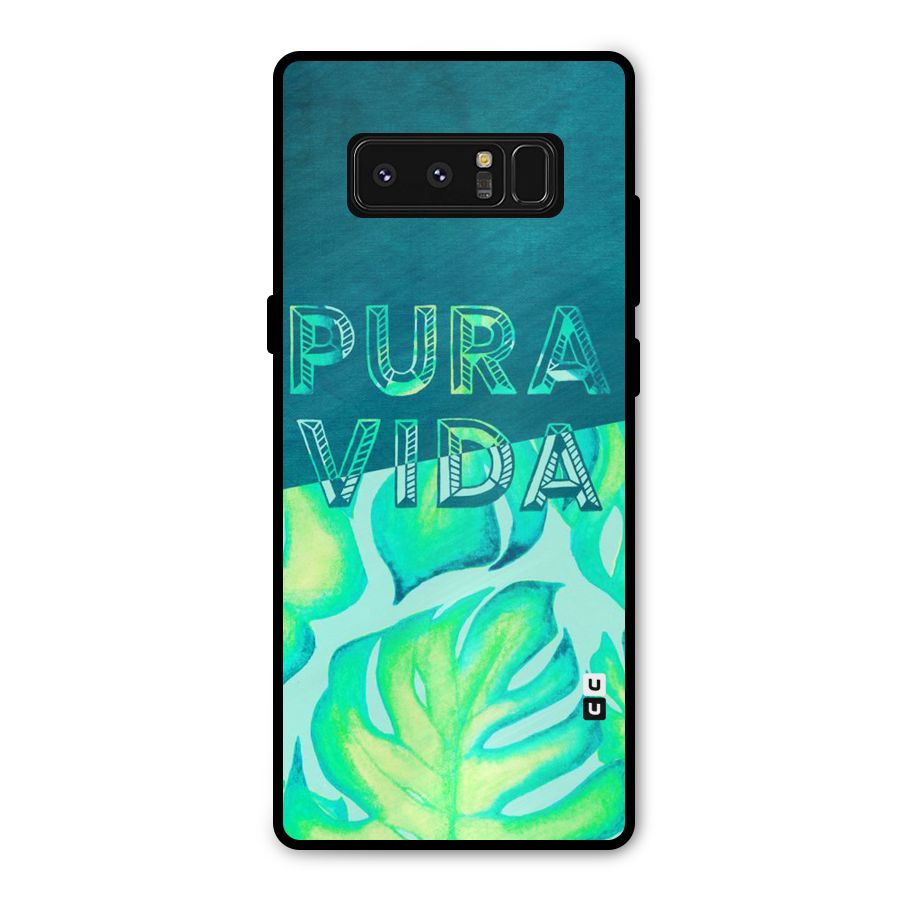 Pre Vida Metal Back Case for Galaxy Note 8