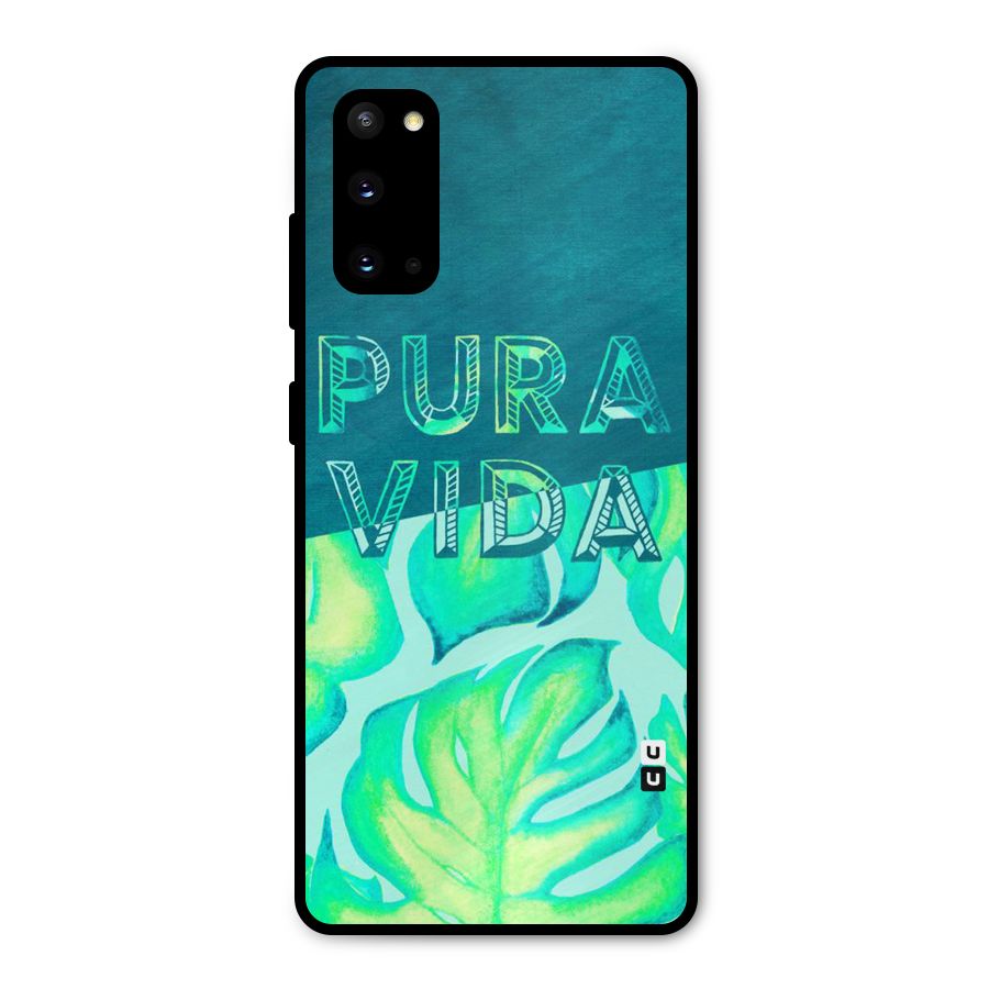 Pre Vida Metal Back Case for Galaxy S20
