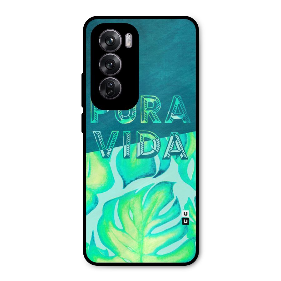 Pre Vida Metal Back Case for Oppo Reno12 Pro