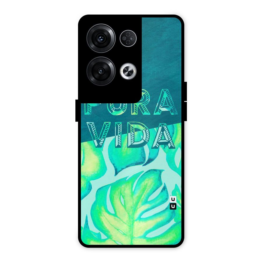 Pre Vida Metal Back Case for Oppo Reno8 Pro 5G