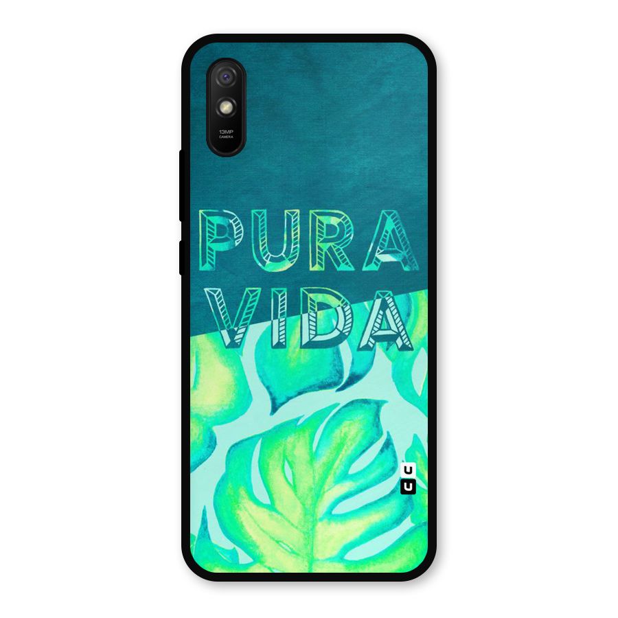 Pre Vida Metal Back Case for Redmi 9a