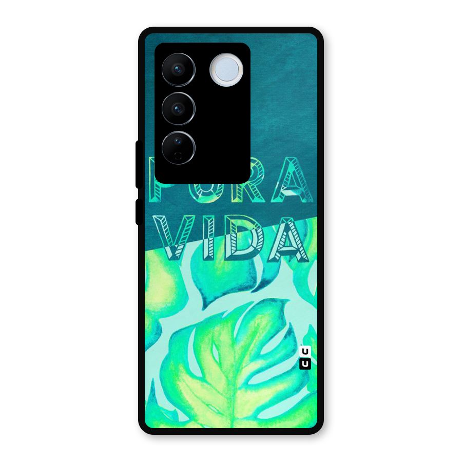 Pre Vida Metal Back Case for Vivo V27 Pro