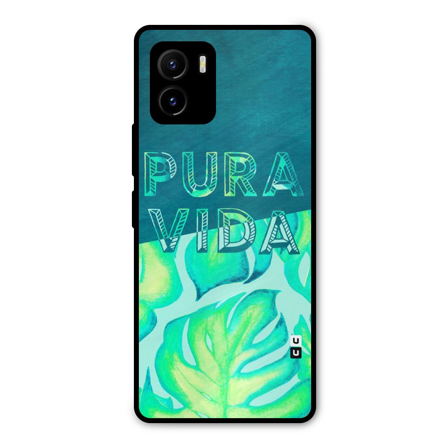 Pre Vida Metal Back Case for Vivo Y15s