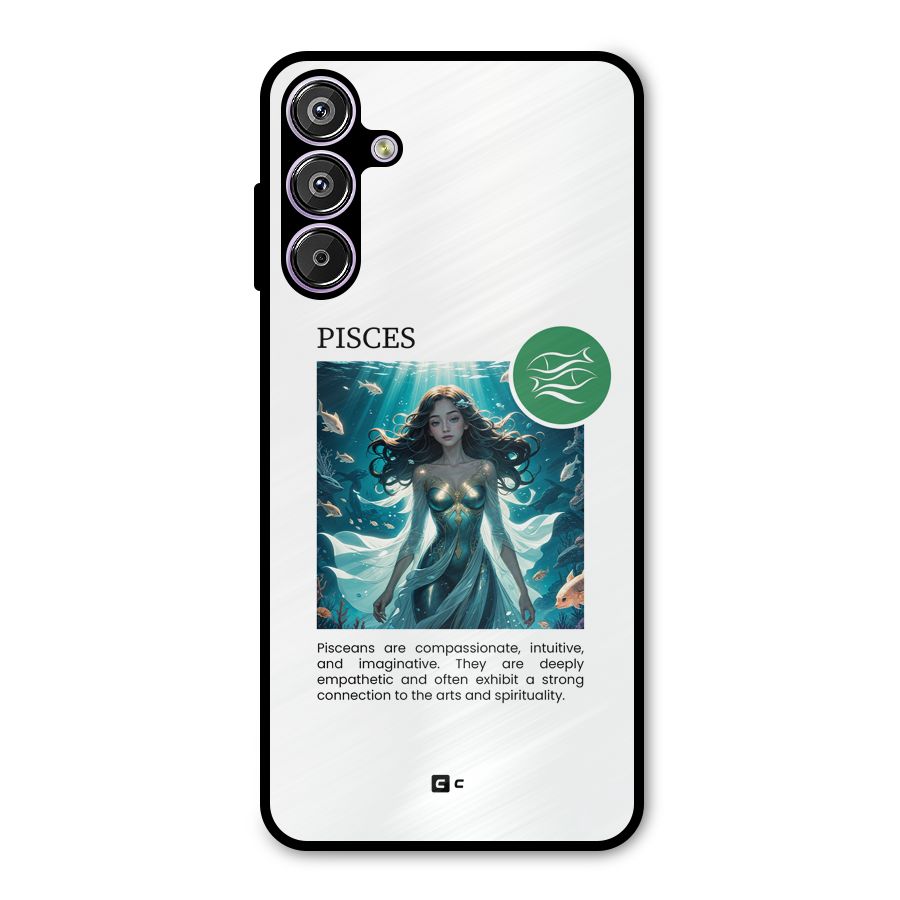 Precious Pisces Metal Back Case for Galaxy F15