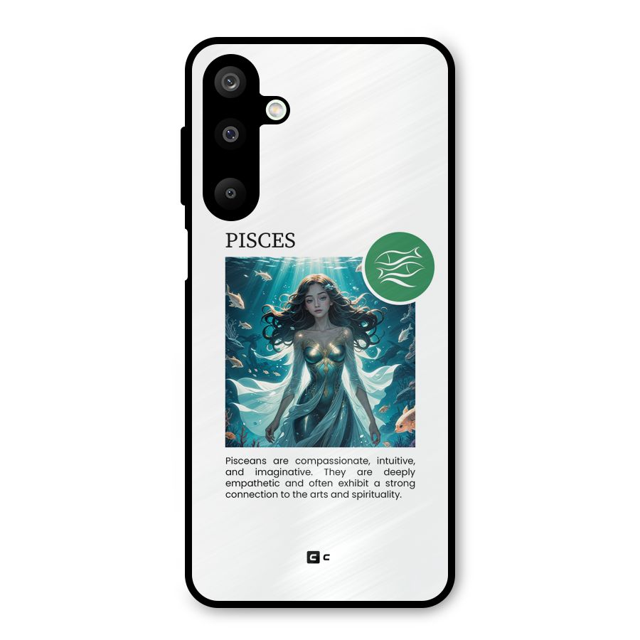 Precious Pisces Metal Back Case for Galaxy M16