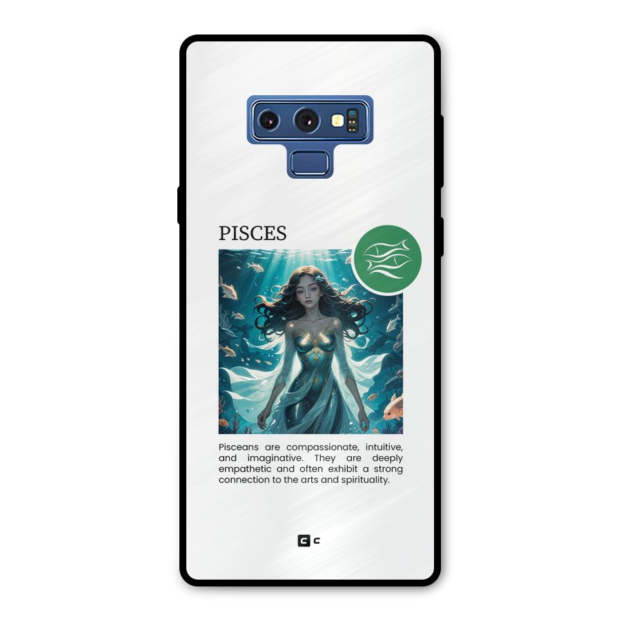 Precious Pisces Metal Back Case for Galaxy Note 9