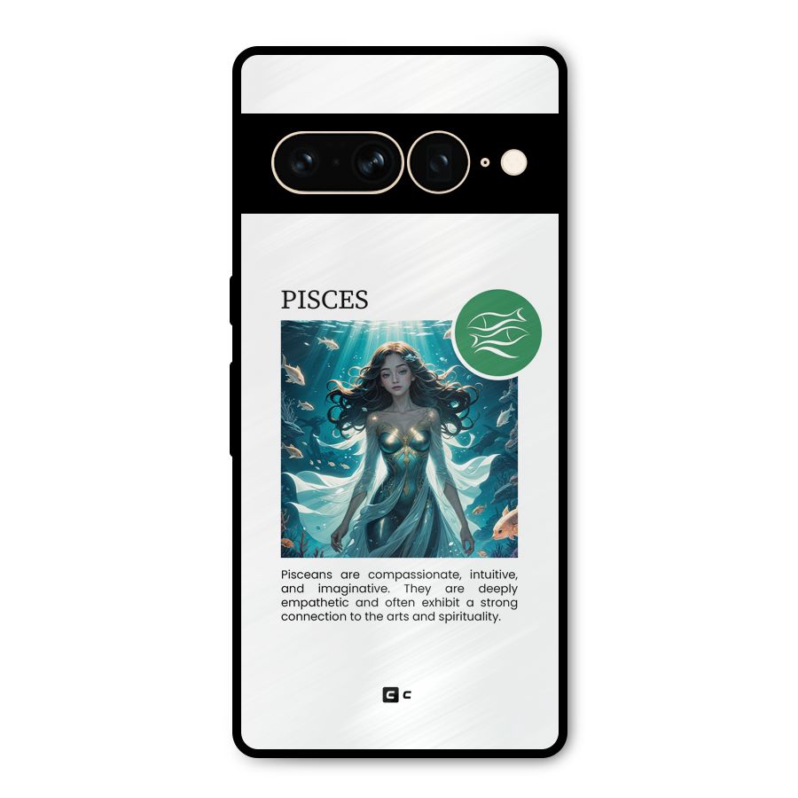 Precious Pisces Metal Back Case for Google Pixel 7 Pro