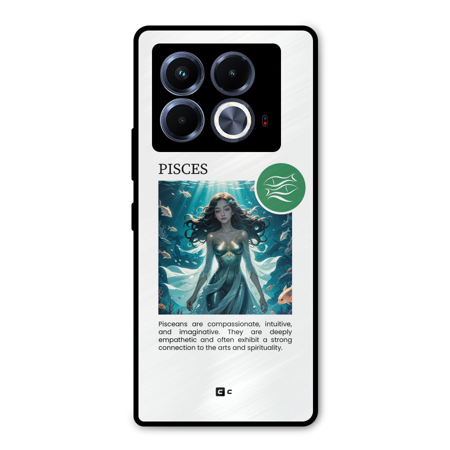 Precious Pisces Metal Back Case for Infinix Note 40 5G