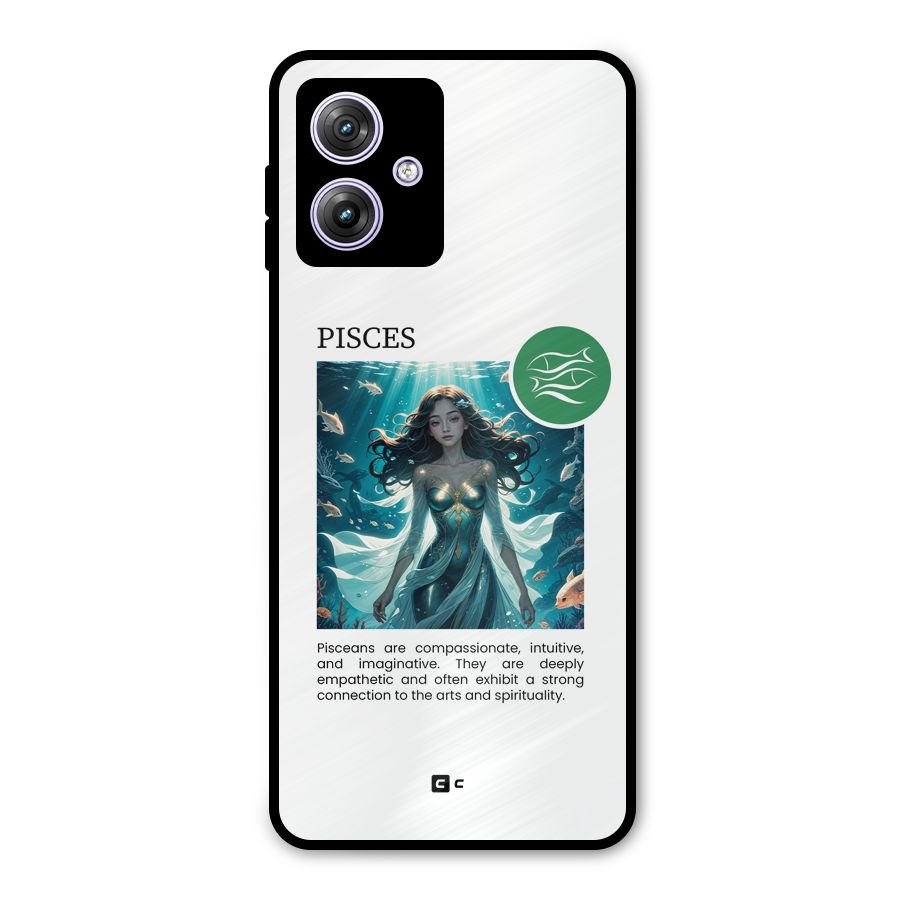 Precious Pisces Metal Back Case for Moto G64