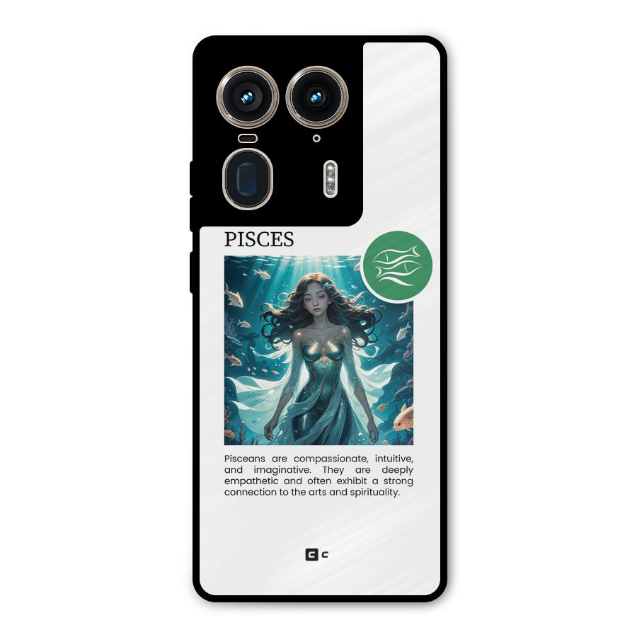 Precious Pisces Metal Back Case for Motorola Edge 50 Ultra
