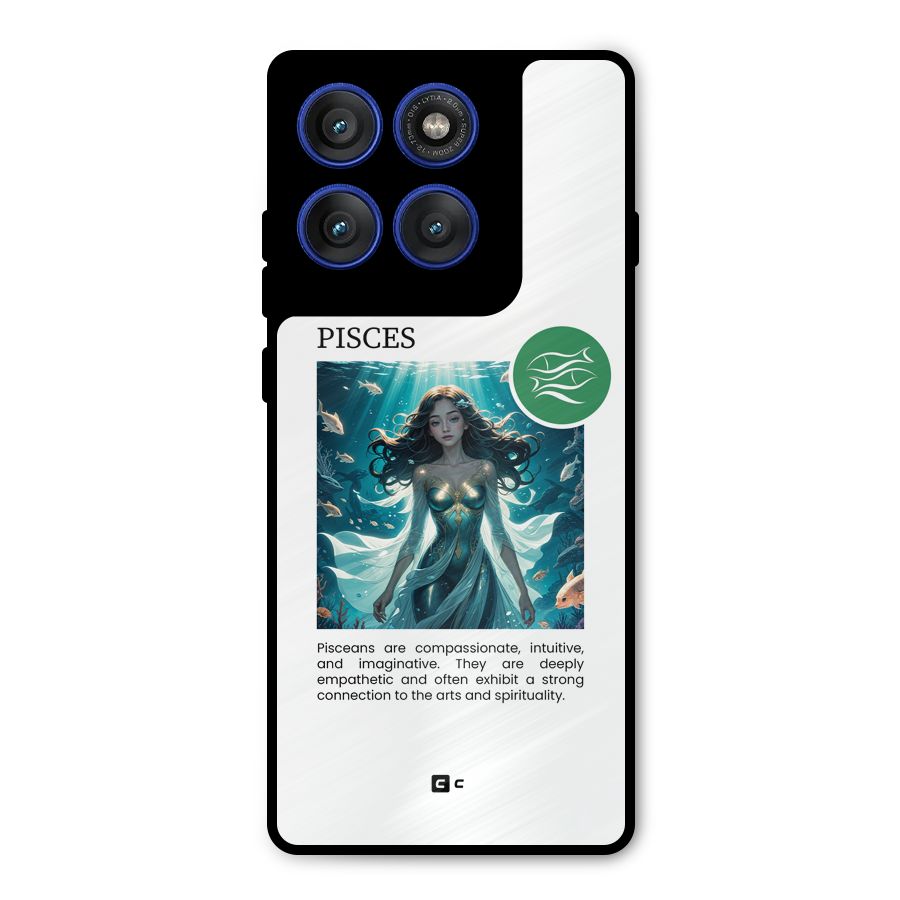 Precious Pisces Metal Back Case for Motorola Edge 60 Pro