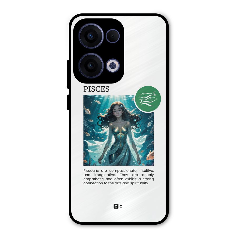 Precious Pisces Metal Back Case for Oppo Reno13