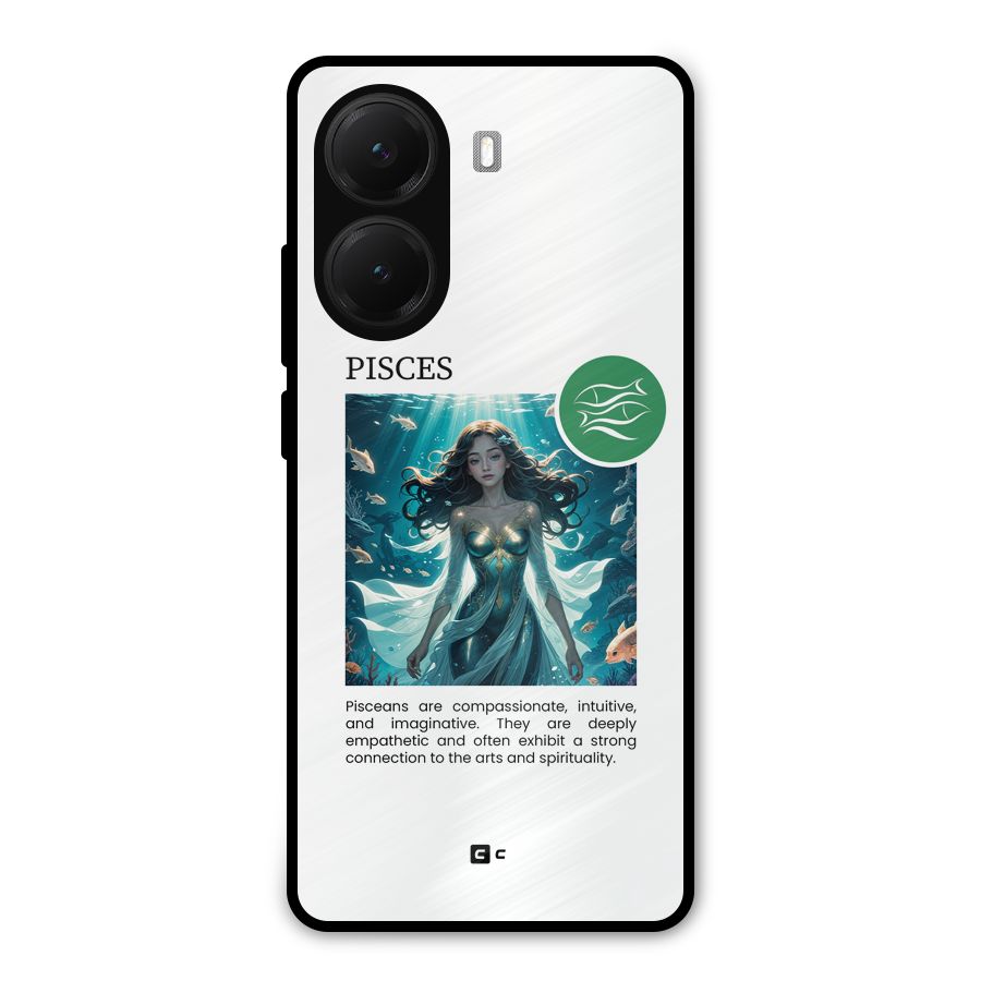 Precious Pisces Metal Back Case for Poco X7 Pro