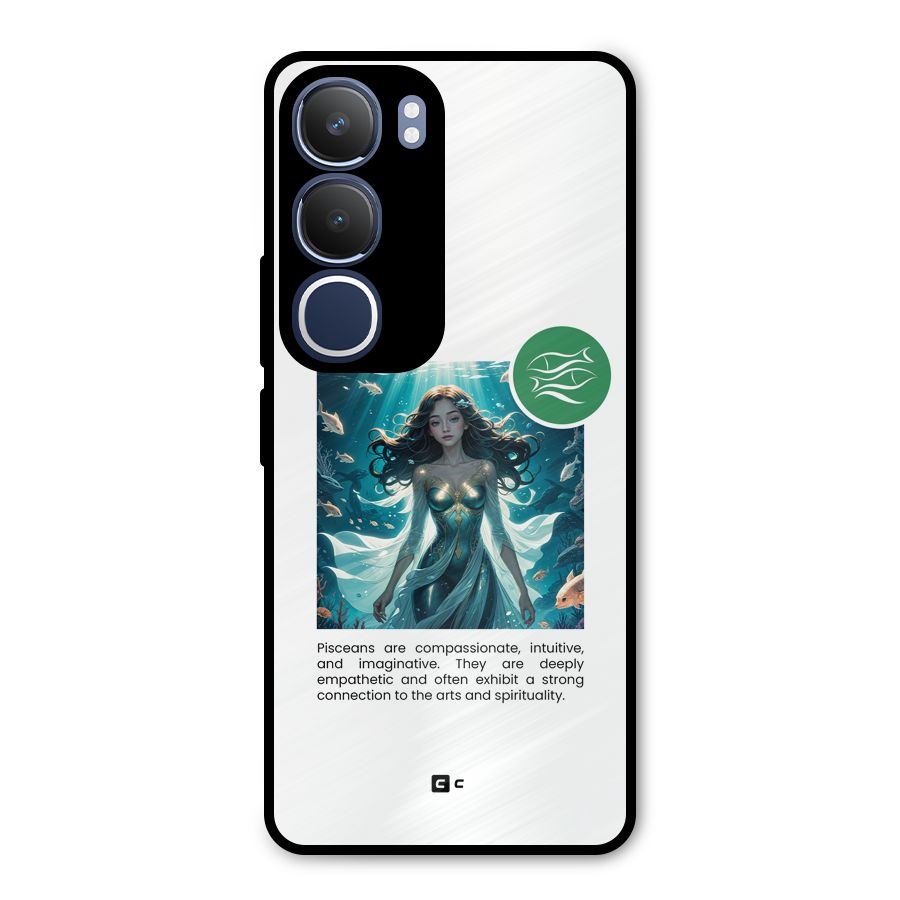 Precious Pisces Metal Back Case for Vivo Y29