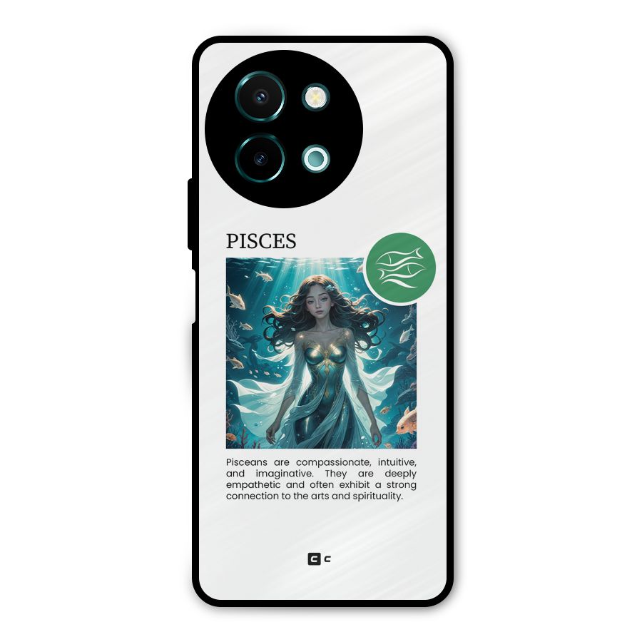 Precious Pisces Metal Back Case for Vivo Y58