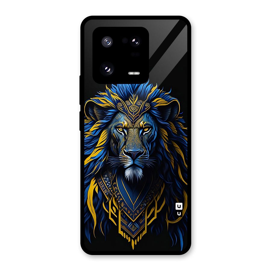 Premium Lion Abstract Portrait Art Glass Back Case for Xiaomi 13 Pro