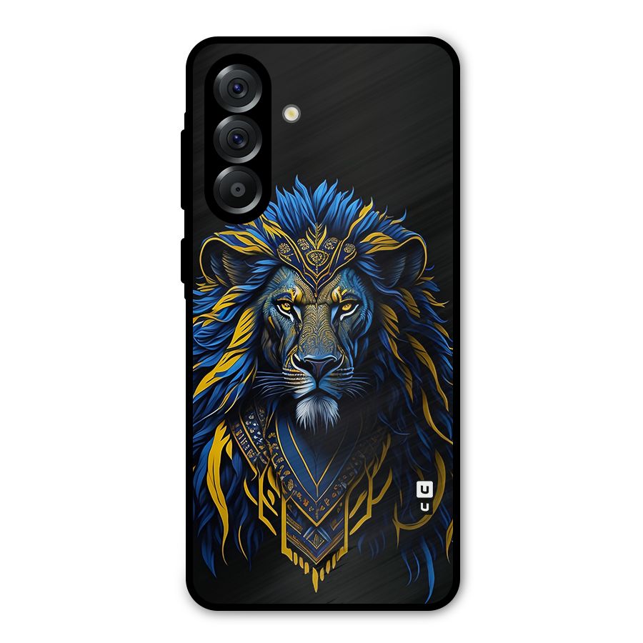 Premium Lion Abstract Portrait Art Metal Back Case for Galaxy A56