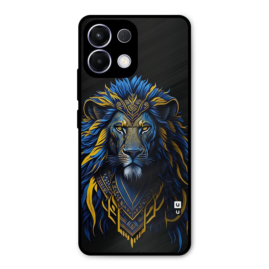 Premium Lion Abstract Portrait Art Metal Back Case for Oppo K13