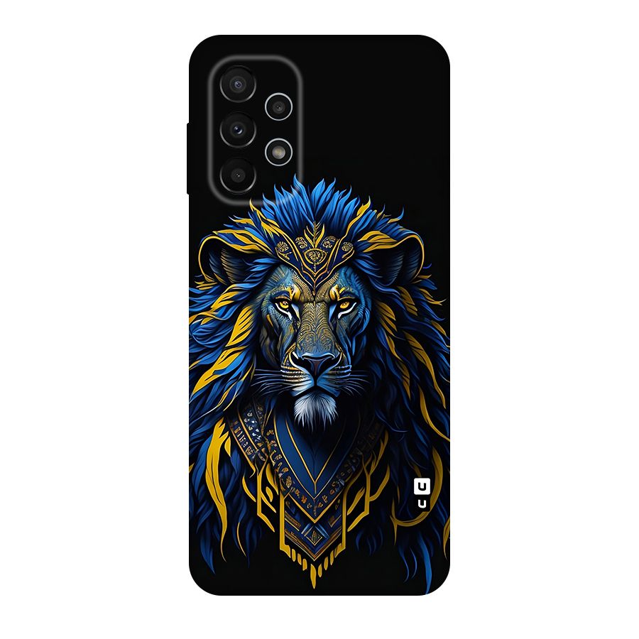 Premium Lion Abstract Portrait Art Original Polycarbonate Back Case for Galaxy A23