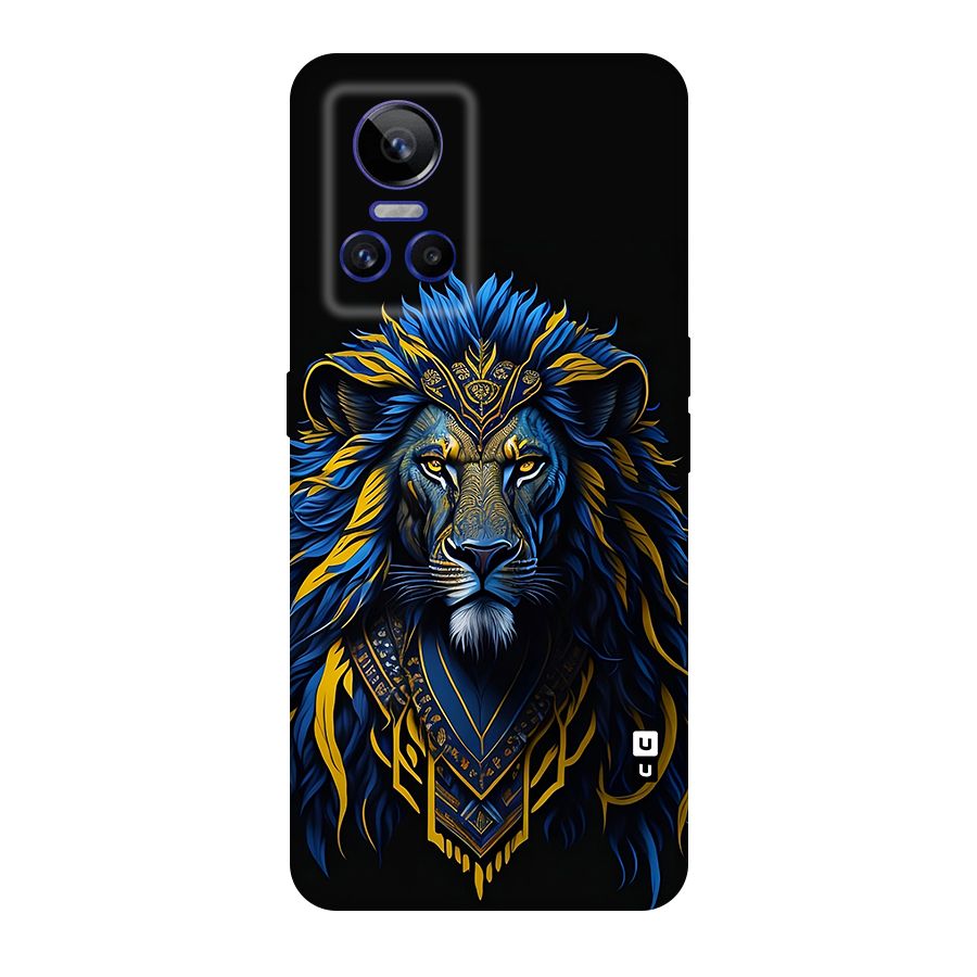 Premium Lion Abstract Portrait Art Original Polycarbonate Back Case for Realme GT Neo 3