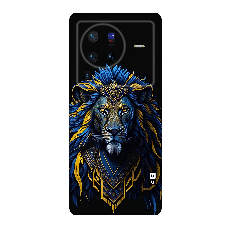 Premium Lion Abstract Portrait Art Original Polycarbonate Back Case for Vivo X80