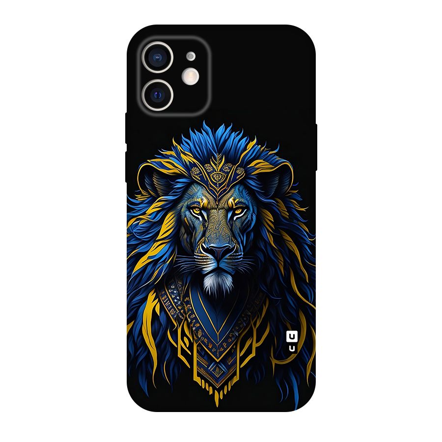 Premium Lion Abstract Portrait Art Original Polycarbonate Back Case for iPhone 12