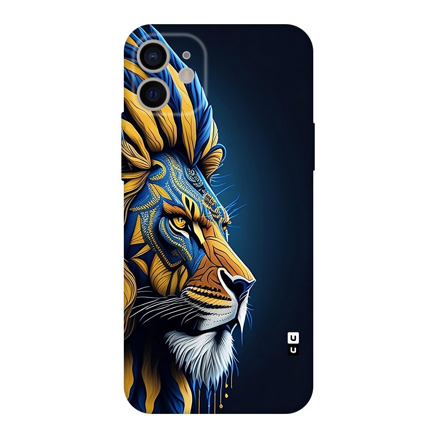 Premium Lion Abstract Side Art Original Polycarbonate Back Case for iPhone 11