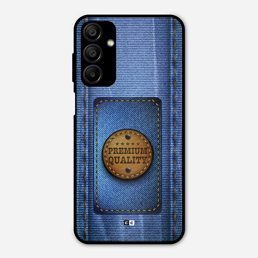 Premium Quality Denim Metal Back Case for Galaxy A15 5G