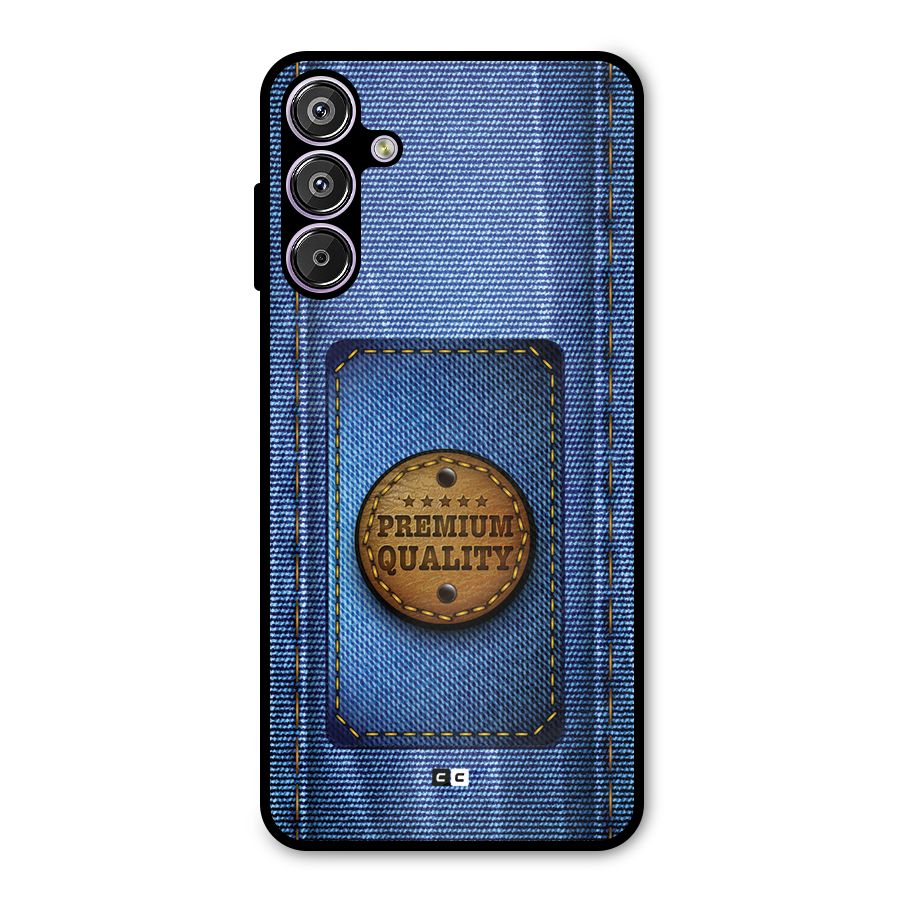 Premium Quality Denim Metal Back Case for Galaxy M15