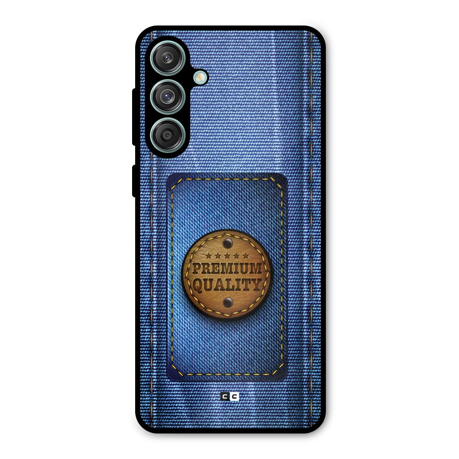 Premium Quality Denim Metal Back Case for Galaxy M55 5G