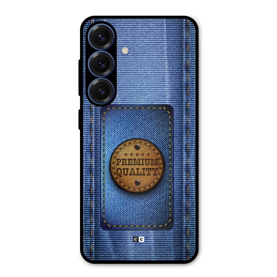 Premium Quality Denim Metal Back Case for Galaxy S25