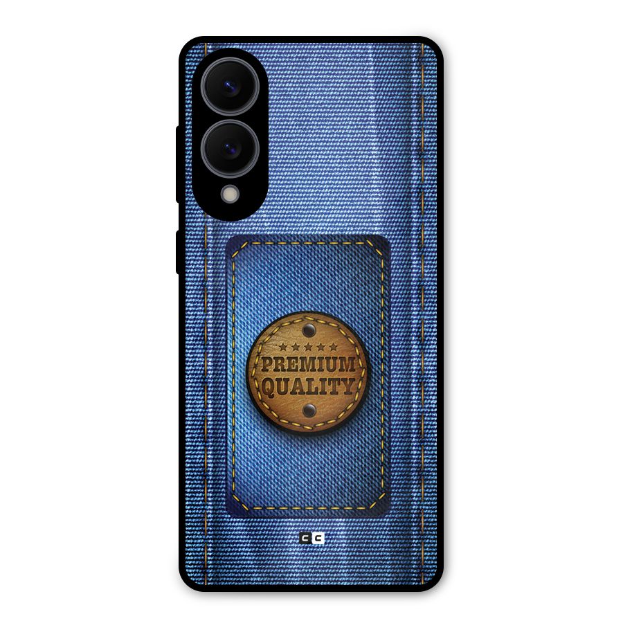 Premium Quality Denim Metal Back Case for Galaxy S25 Edge