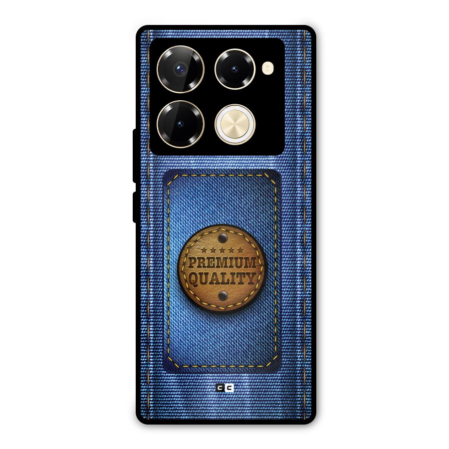 Premium Quality Denim Metal Back Case for Infinix Note 40 Pro
