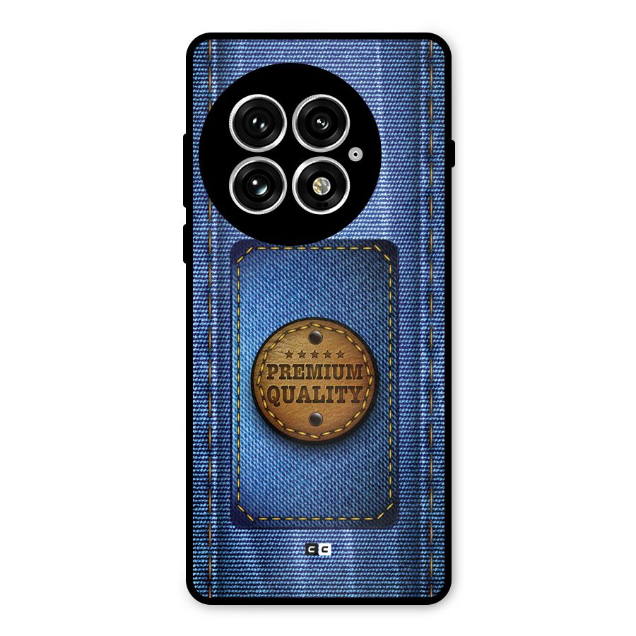 Premium Quality Denim Metal Back Case for OnePlus 13