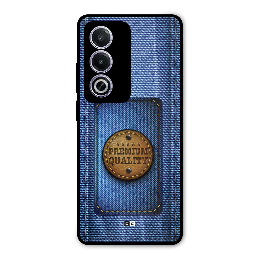 Premium Quality Denim Metal Back Case for Oppo K12x