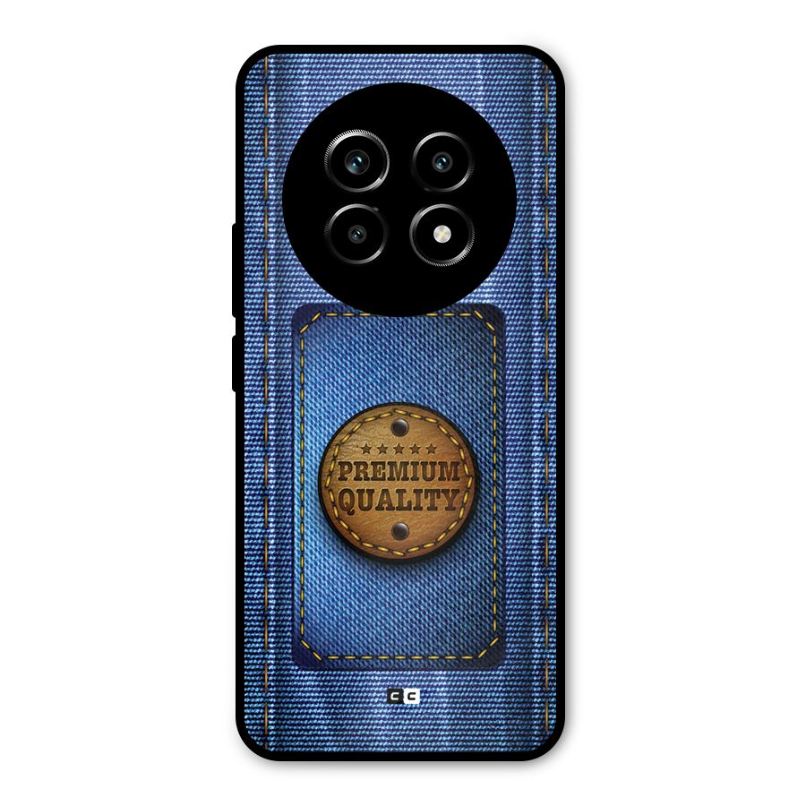 Premium Quality Denim Metal Back Case for Realme 13 Pro