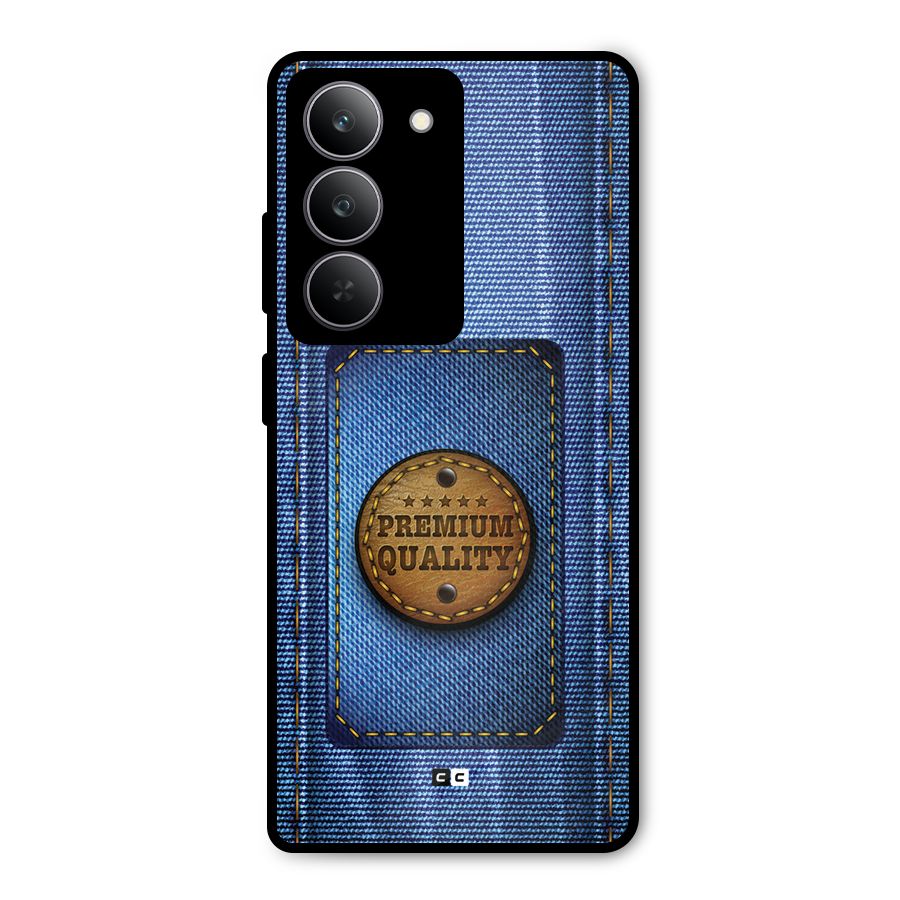Premium Quality Denim Metal Back Case for Realme 14x