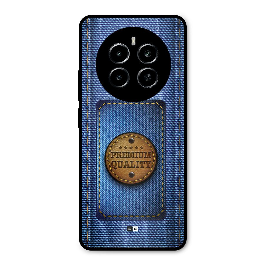 Premium Quality Denim Metal Back Case for Realme P1