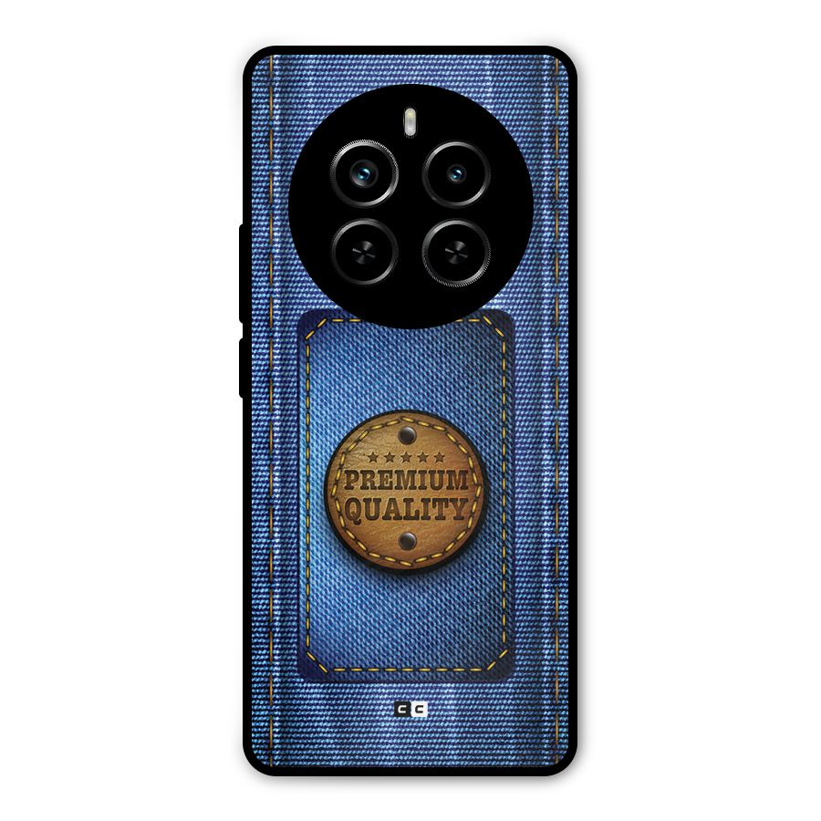 Premium Quality Denim Metal Back Case for Realme P1 Pro