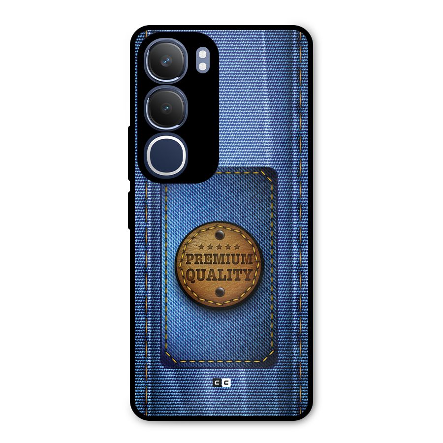Premium Quality Denim Metal Back Case for Vivo Y29