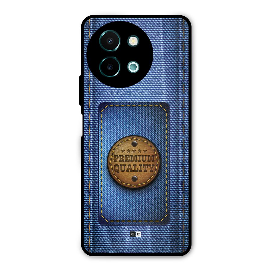 Premium Quality Denim Metal Back Case for Vivo Y58