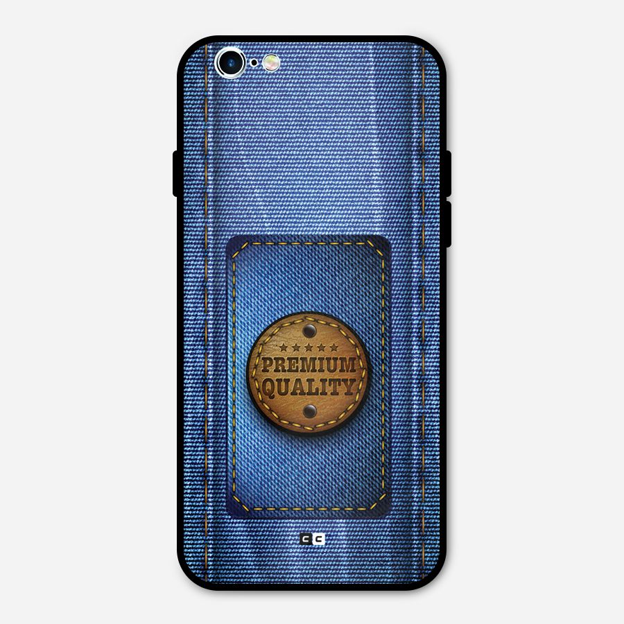 Premium Quality Denim Metal Back Case for iPhone 6 6s