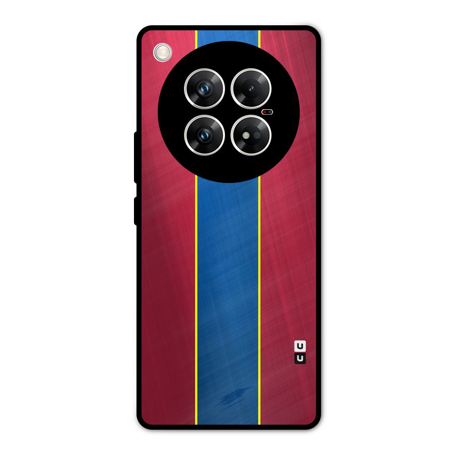 Premium Vertical Stripes Metal Back Case for Infinix Zero 40 5G