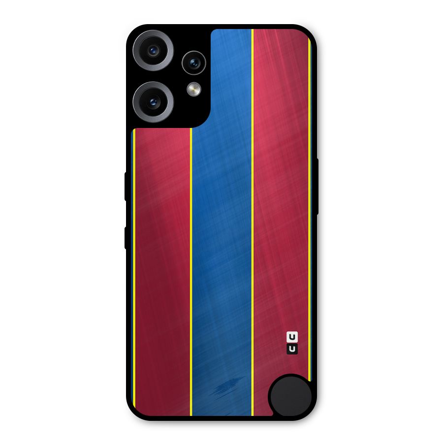 Premium Vertical Stripes Metal Back Case for Nothing CMF Phone 2 Pro