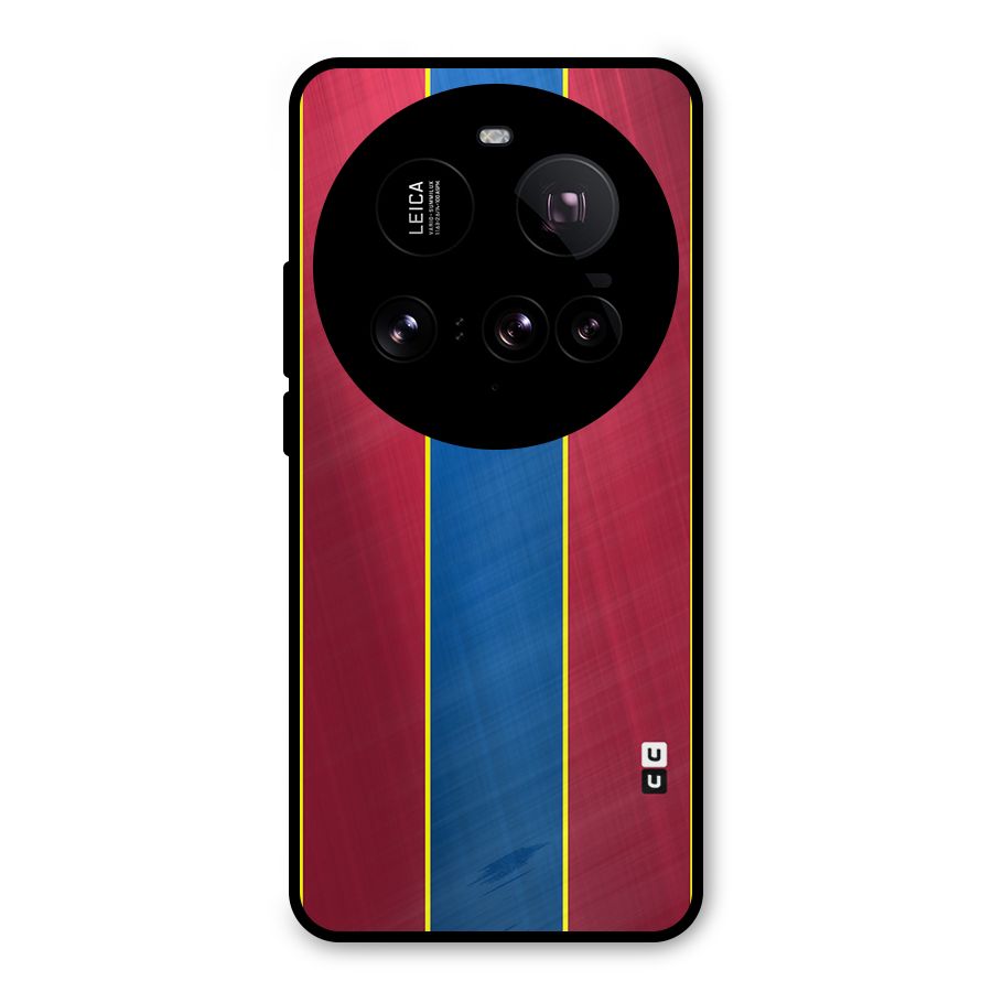Premium Vertical Stripes Metal Back Case for Xiaomi 15 Ultra