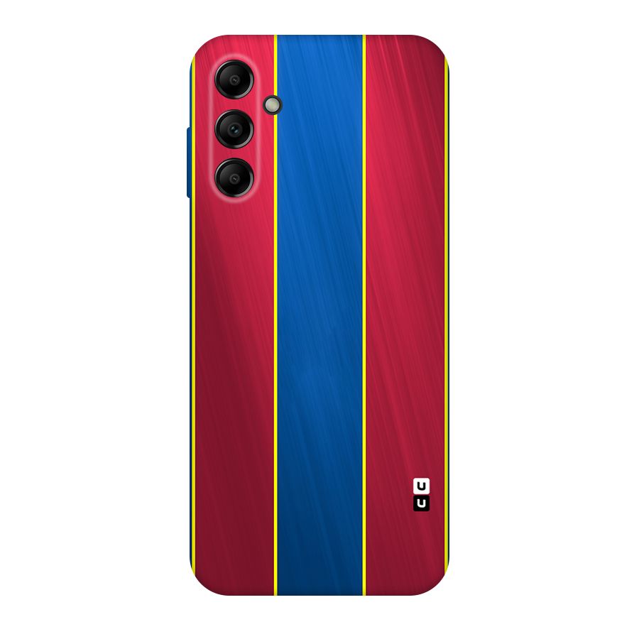 Premium Vertical Stripes Original Polycarbonate Back Case for Galaxy A14 5G