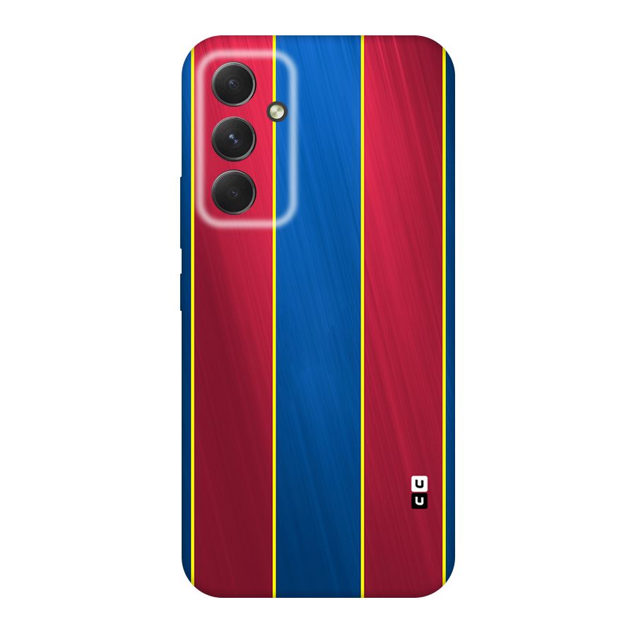 Premium Vertical Stripes Original Polycarbonate Back Case for Galaxy A54