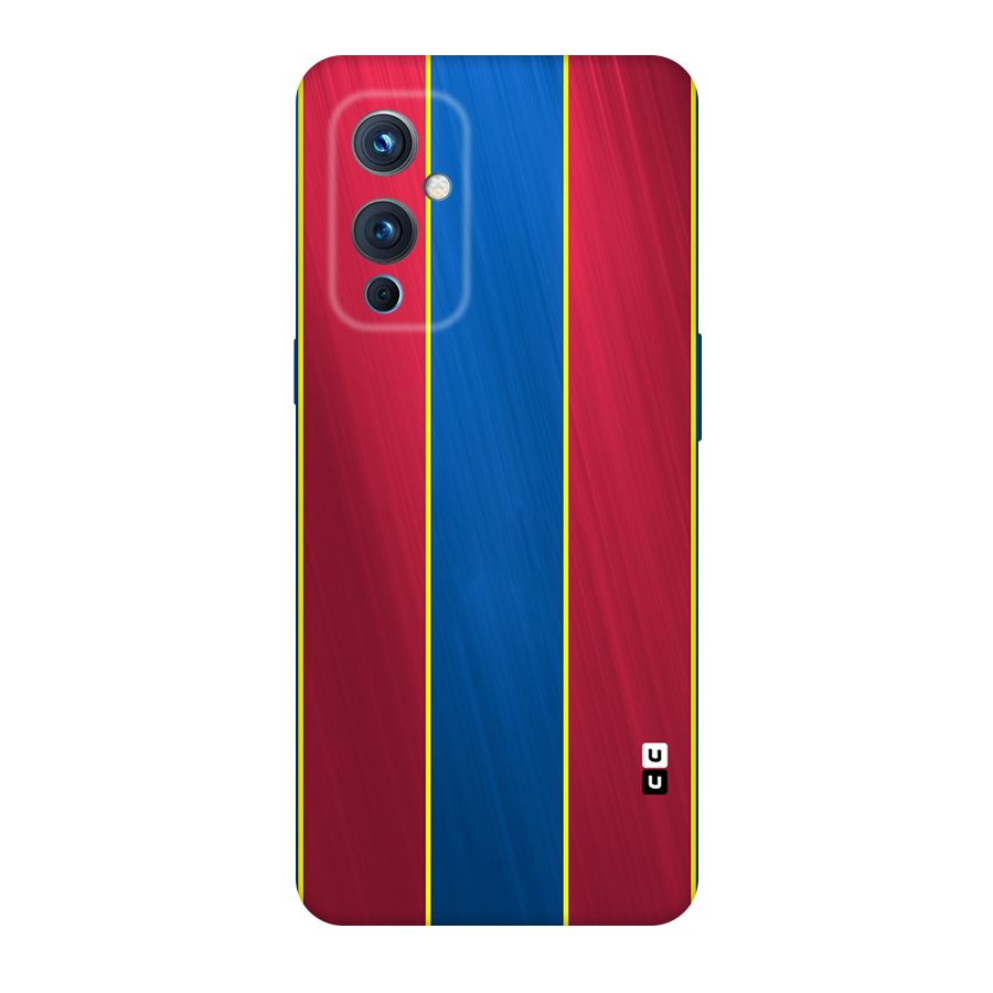 Premium Vertical Stripes Original Polycarbonate Back Case for OnePlus 9